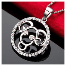 Load image into Gallery viewer, Fashion 925 Sterling Silver Aries Pendant with White Cubic Zircon and Necklace