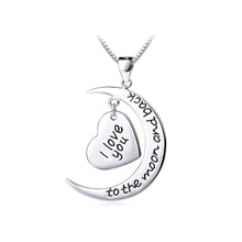 Load image into Gallery viewer, Fashion 925 Sterling Silver Heart-shaped Pendant and Necklace