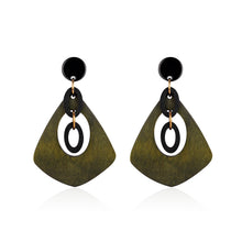 Load image into Gallery viewer, Personalized Green Earrings