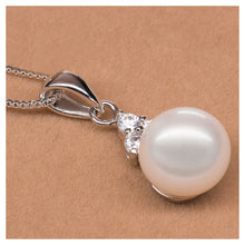 Load image into Gallery viewer, 925 Sterling Silver Pendant with Freshwater Cultured Pearl and Necklace