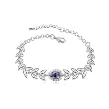 Load image into Gallery viewer, Fashion Horoscope Bracelet with Purple Austrian Element Crystal