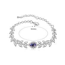 Load image into Gallery viewer, Fashion Horoscope Bracelet with Purple Austrian Element Crystal