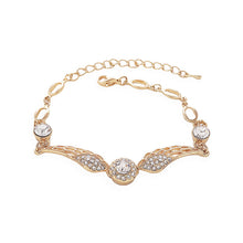 Load image into Gallery viewer, Fashion Angel Wings Bracelet with White Austrian Element Crystal