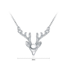 Load image into Gallery viewer, 925 Sterling Silver Elk Necklace