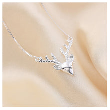 Load image into Gallery viewer, 925 Sterling Silver Elk Necklace