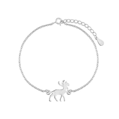 925 Sterling Silver Deer Bracelet
