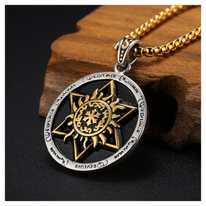 Fashion Hexagram Stainless Steel Necklace