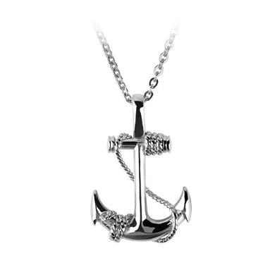 Individual Anchored Stainless Steel Pendant with Necklace