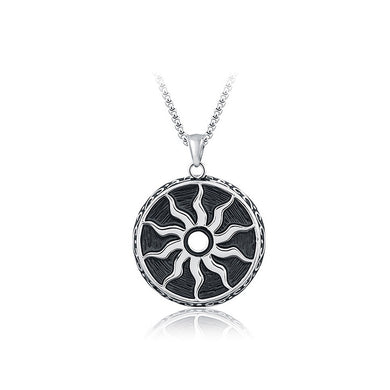 Fashion Sun God Stainless Steel Pendant with Necklace