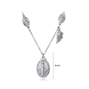 Fashion Our Lady Stainless Steel Pendant with Necklace