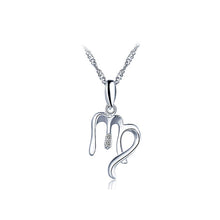 Load image into Gallery viewer, 925 Sterling Silver Twelve Constellation Virgo Pendant with Necklace