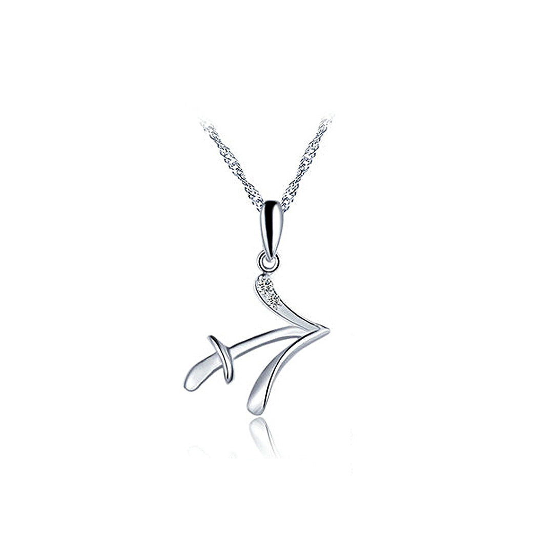 925 Sterling Silver Twelve Constellation Sagittarius Pendant with Necklace