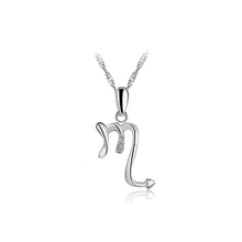 Load image into Gallery viewer, 925 Sterling Silver Twelve Constellations Scorpio Pendant with Necklace