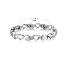 Load image into Gallery viewer, Hollow Heart Shaped Stainless Steel Bracelet