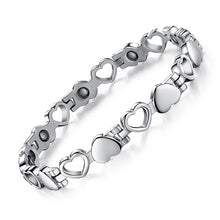 Load image into Gallery viewer, Hollow Heart Shaped Stainless Steel Bracelet