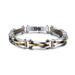 Personality Gold Stainless Steel Bracelet