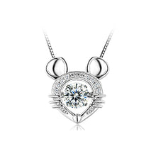 Load image into Gallery viewer, 925 Sterling Silver Zodiac Mouse Pendant with Necklace