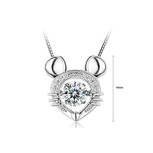 Load image into Gallery viewer, 925 Sterling Silver Zodiac Mouse Pendant with Necklace