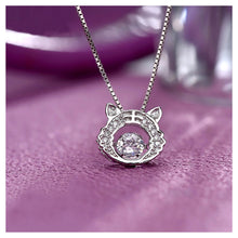 Load image into Gallery viewer, 925 Sterling Silver Zodiac Tiger Pendant with Necklace