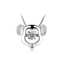 Load image into Gallery viewer, 925 Sterling Silver Zodiac Dog Pendant with Necklace