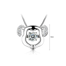Load image into Gallery viewer, 925 Sterling Silver Zodiac Dog Pendant with Necklace
