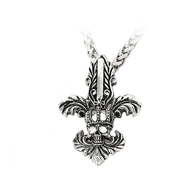 African Native Totem Crown Stainless Steel Pendant with Necklace