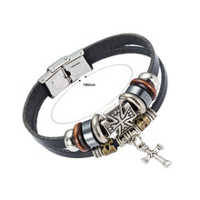 Load image into Gallery viewer, Retro Christian Cross Bracelet