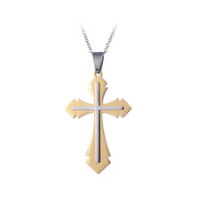 Load image into Gallery viewer, Fashion Christian Cross Stainless Stainless Steel Pendant with Necklace