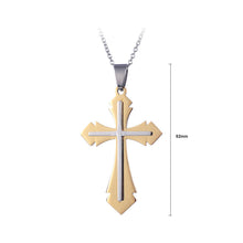 Load image into Gallery viewer, Fashion Christian Cross Stainless Stainless Steel Pendant with Necklace