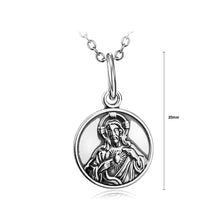 Load image into Gallery viewer, 925 Sterling Silver Virgin Pendant with Necklace