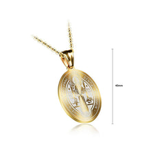 Load image into Gallery viewer, Christian Cross Stainless Steel Pendant with Necklace