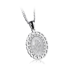 Load image into Gallery viewer, Christian Virgin Mary Stainless Steel Pendant with Necklace