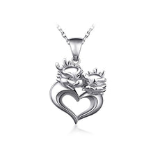 Load image into Gallery viewer, 925 Sterling Silver Chinese Zodiac Dragon Pendant with Necklace - Glamorousky