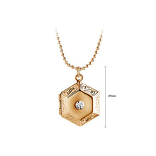 Load image into Gallery viewer, Vintage Print Photo Box Pendant with Necklace