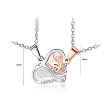 Load image into Gallery viewer, Fashion Heart-shaped Couple Pendant with Necklace