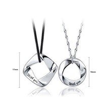 Load image into Gallery viewer, 925 Sterling Silver Couple Pendant with Necklace