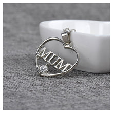 Load image into Gallery viewer, Fashion Hollow Heart Mother Pendant with Necklace