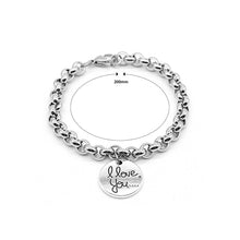 Load image into Gallery viewer, Simple Valentine&#39;s Day I Love You Bracelet