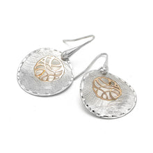Load image into Gallery viewer, Italian Rose White 925 Sterling Silver Earrings