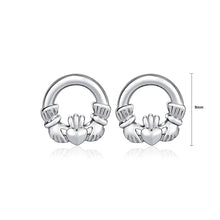 Load image into Gallery viewer, 925 Sterling Silver  Mother&#39;s Day Heart Stud Earrings - Glamorousky