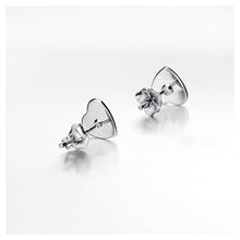 Load image into Gallery viewer, 925 Sterling Silver Mother&#39;s Day Heart Stud Earrings