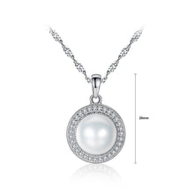 Load image into Gallery viewer, 925 Sterling Silver Mothers Day Fashion Pearl Pendant  with Necklace