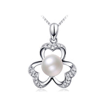 Load image into Gallery viewer, Fashion Mother&#39;s Day Petal Pendant with Fashion Pearl and Necklace
