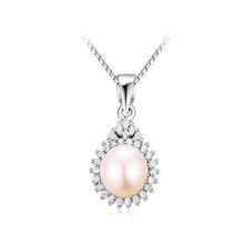 Load image into Gallery viewer, 925 Sterling Silver Mothers Day Fashion Pearl Pendant with Necklace