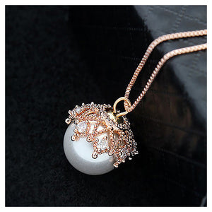 Fashion Pearl Pendant with Necklace