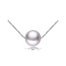 Load image into Gallery viewer, Simple White Freshwater Pearl Necklace