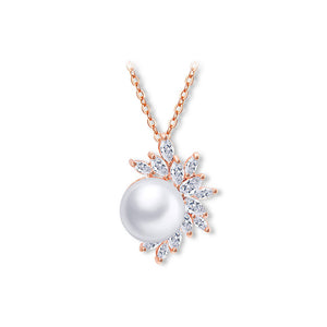Simple Freshwater Pearl Pendant with Necklace