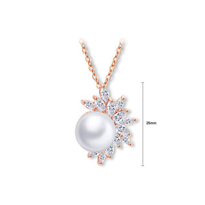 Simple Freshwater Pearl Pendant with Necklace