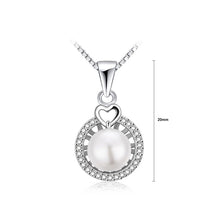 Load image into Gallery viewer, 925 Sterling Silver Freshwater Pearl Pendant with Necklace