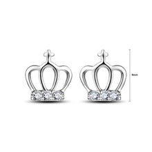 Load image into Gallery viewer, Exquisite Crown Stud Stud Earrings with Austrian Element Crystal